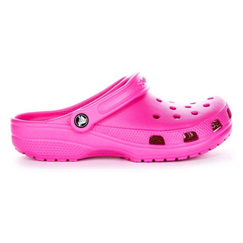 Crocs Pink Clogs, Female, 5 Uk, Fuchsia Classic Clog
