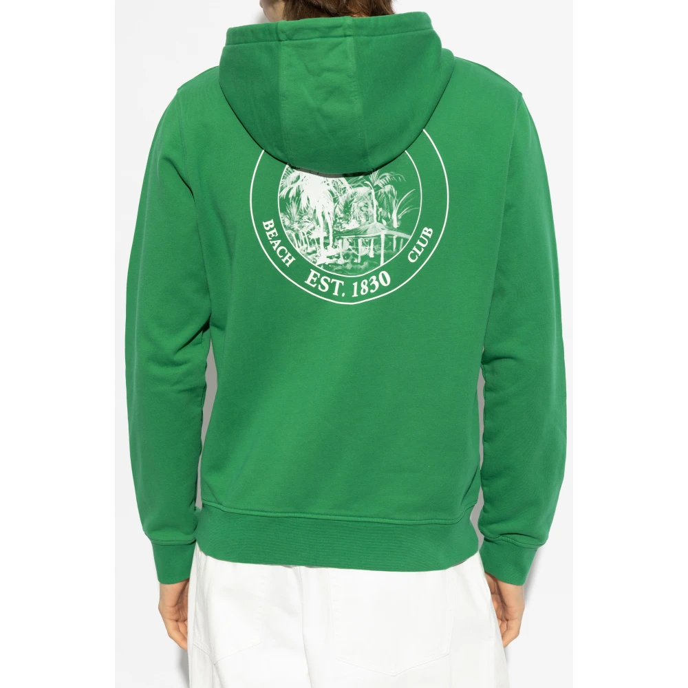 Woolrich Hoodie Green Heren