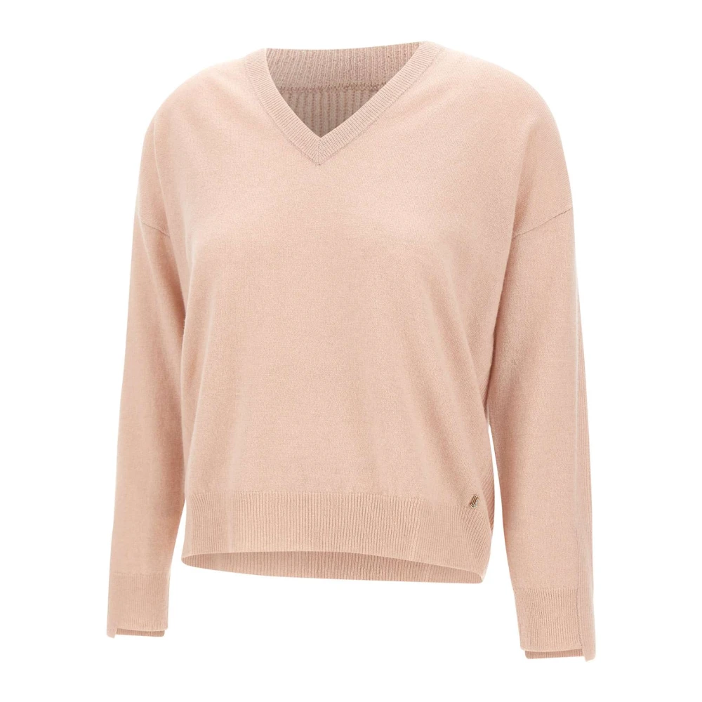 Liu Jo Roze Logo Trui Collectie 1 Pink Dames