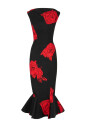 floral-print-sleeveless-flared-hem-dress