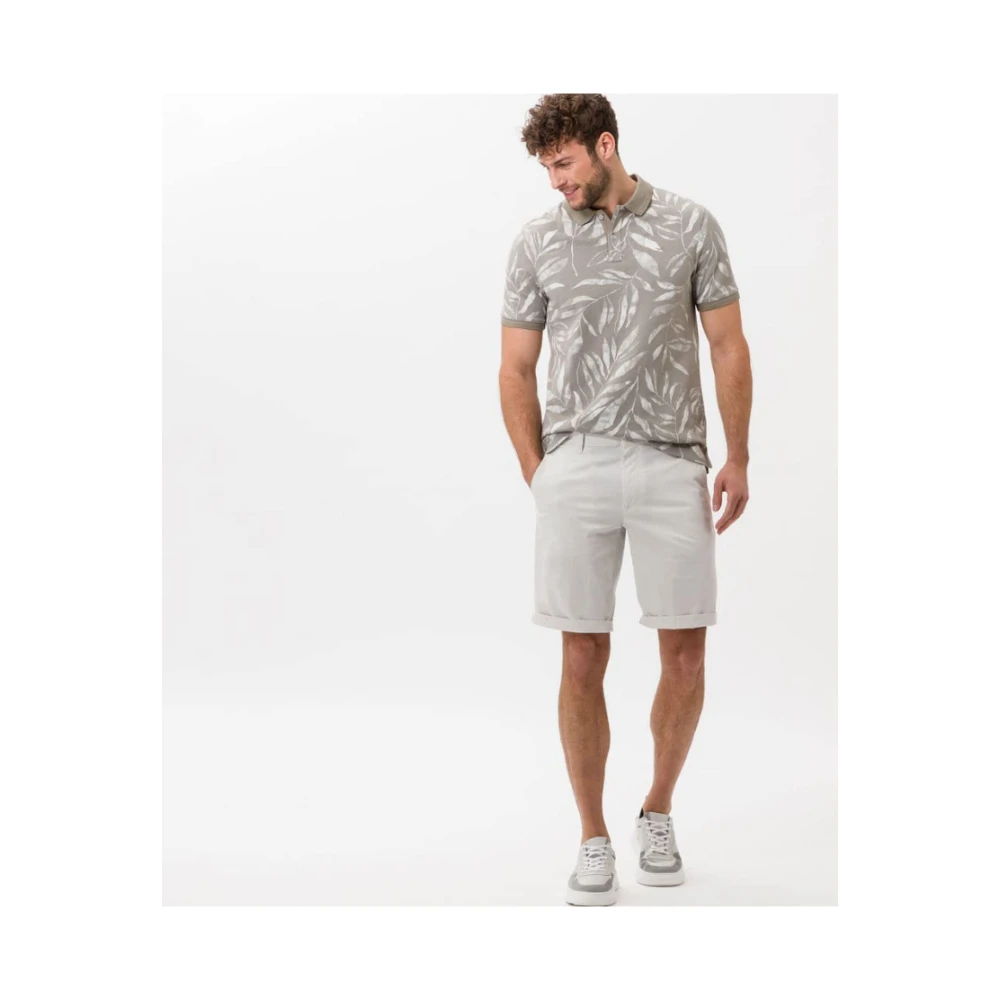 BRAX Kokos Bozen Shorts White Heren