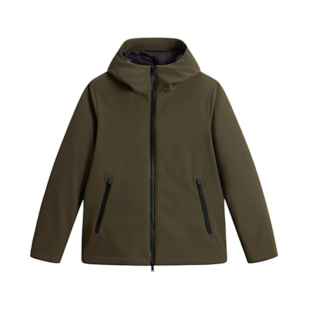 Woolrich Groene Pacific Soft Shell Jas Green Heren