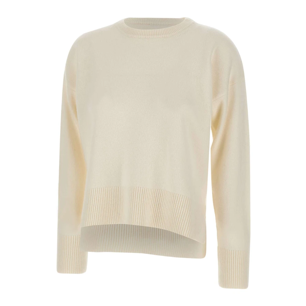 Filippo De Laurentiis Witte Wol Kasjmier Trui White Dames