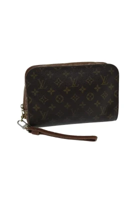 Pre-owned Monogram Canvas Clutch