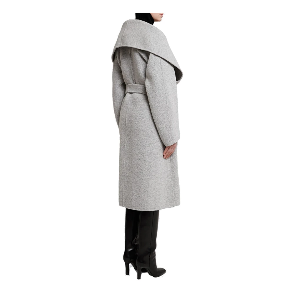 Max Mara Racer Jas met Afneembare Riem Gray Dames