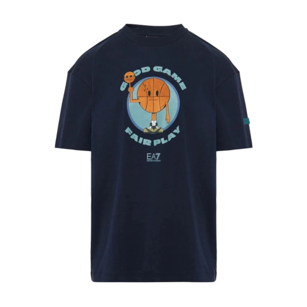 Emporio Armani Ea7 Hombre Azul Camisetas, Talla: Xl