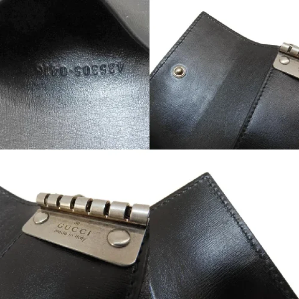 Gucci Vintage Pre-owned Leather key-holders Brown Dames