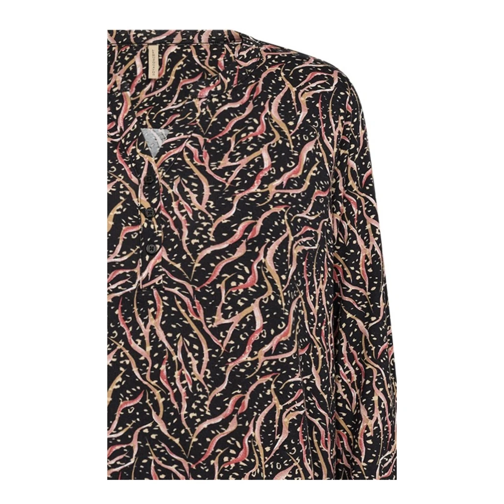 Soyaconcept Felicity Blush Shirt met Allover Print Multicolor Dames