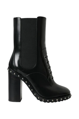 LaceUp Studded Boots