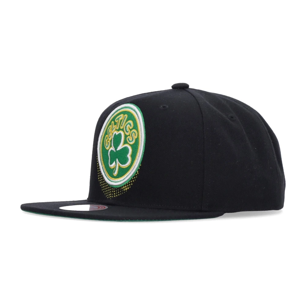 Mitchell & Ness Boston Celtics Platte Klep Pet Zwart Black Heren