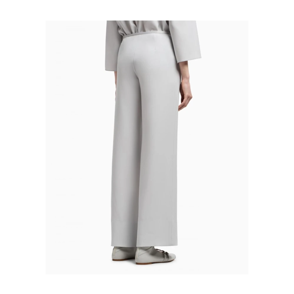 Emporio Armani Polyester Broek Gray Dames