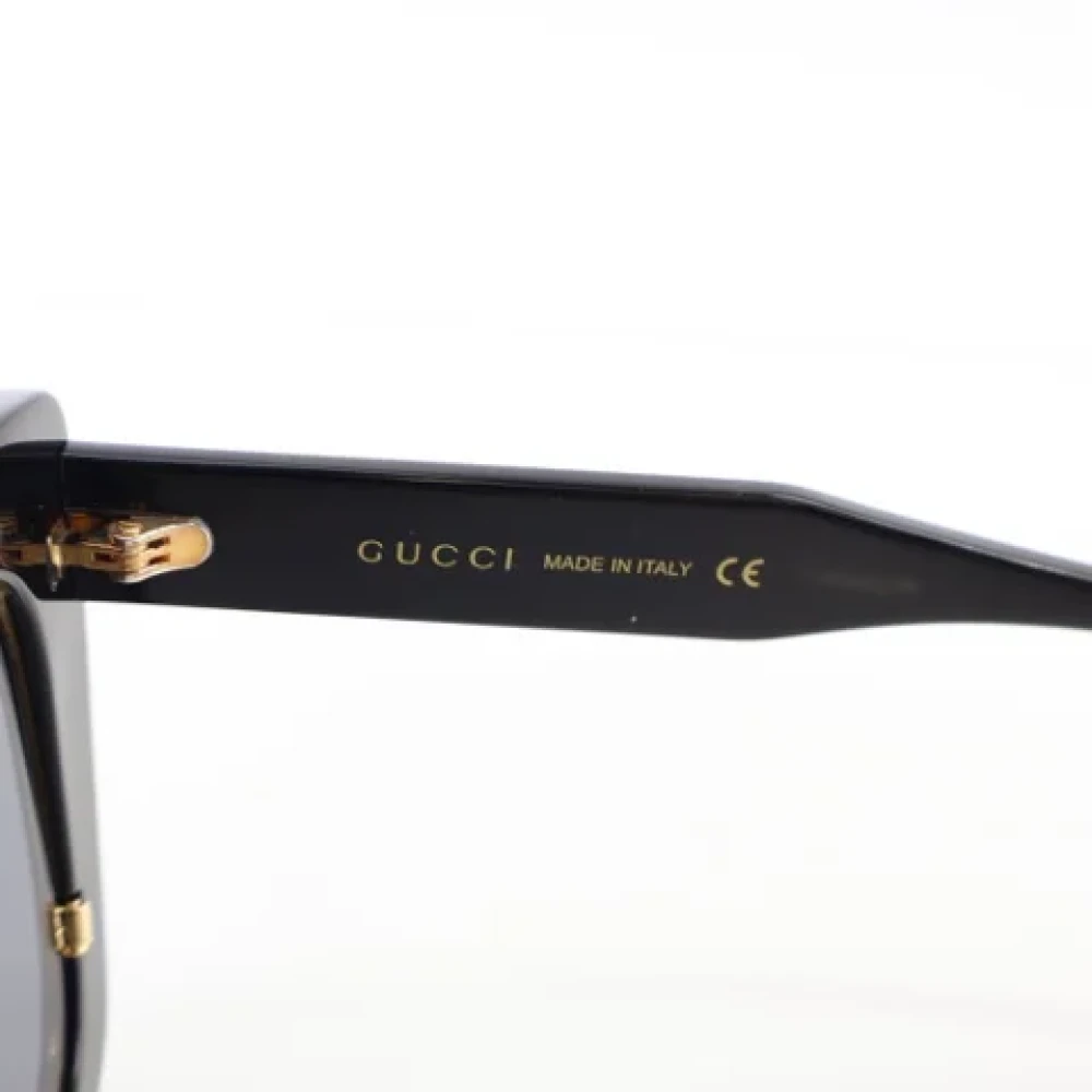 Gucci Vintage Pre-owned Acetate sunglasses Black Dames