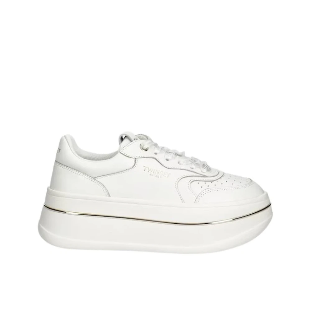 Twinset Flatform Sneakers Dames Schoenen Wit