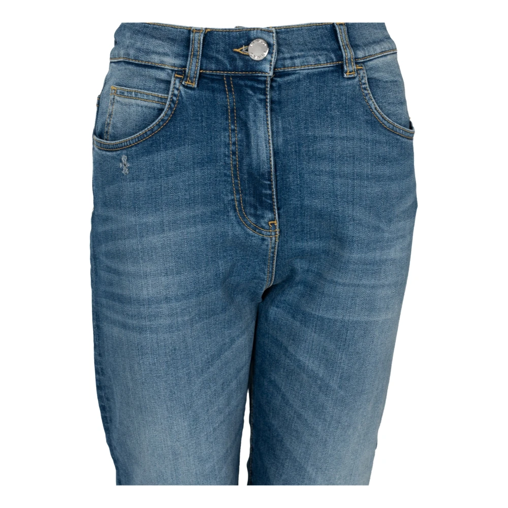 pinko Vintage Stijl Broek Blue Dames