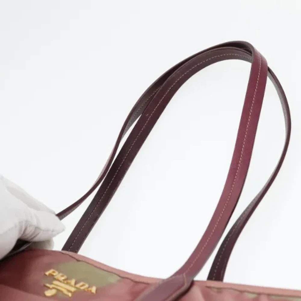 Prada Vintage Pre-owned Fabric prada-bags Pink Dames