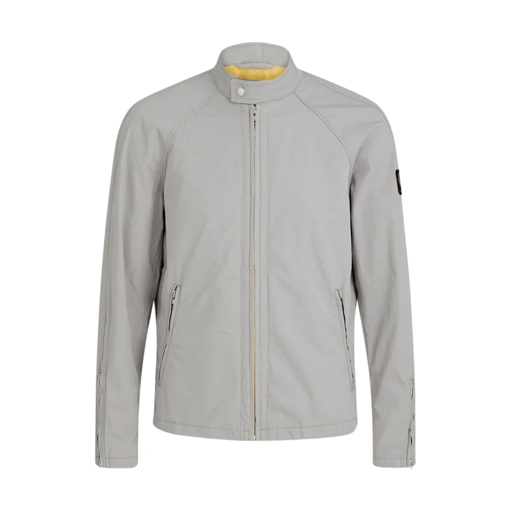 Belstaff Groene Scrambler Jas in Kalksteen Gray Heren