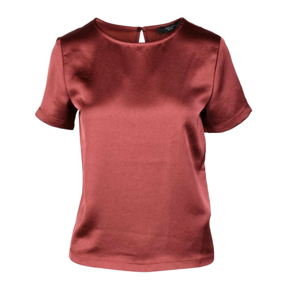 Max Mara Weekend Polyester Blouse Red Dames