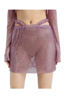 Mini Kjol Underklädesimitation