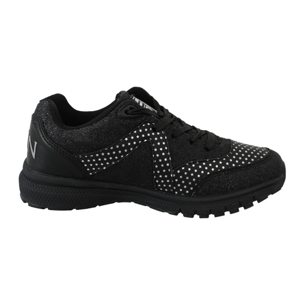 Plein Sport Svarta Polyester Runner Jasmines Sneakers Skor - Autentiska Plein Sport Kvinnor Black, Dam