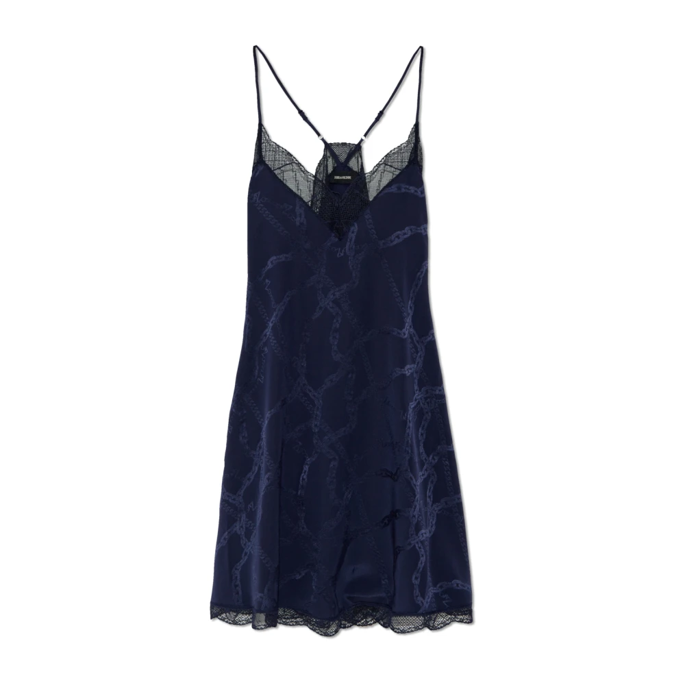 Zadig & Voltaire Zijden jurk Blue Dames
