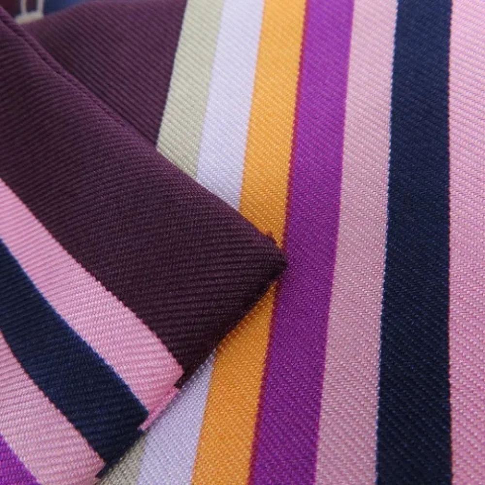 Louis Vuitton Vintage Pre-owned Silk scarves Purple Dames