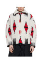ikat-print-zip-neck-sweatshirt