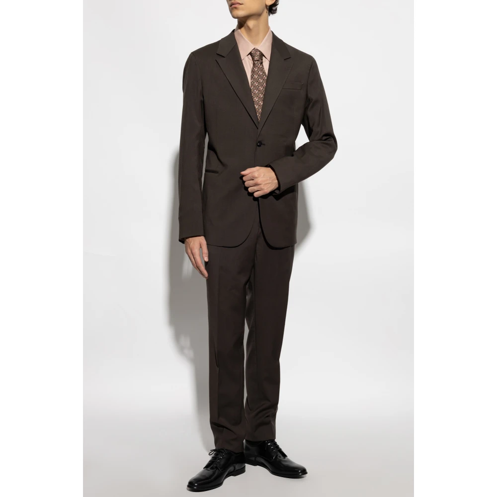 Emporio Armani Wollen pak Brown Heren