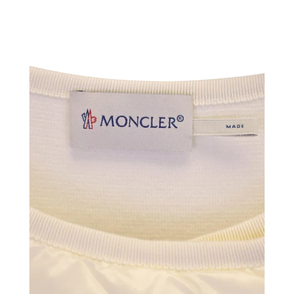 Moncler Pre-owned Nylon outerwear Beige Dames