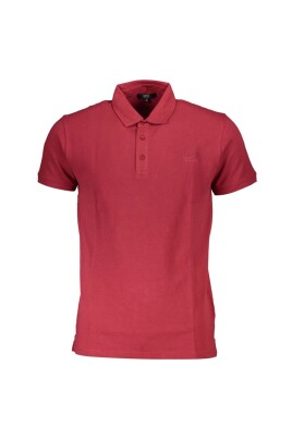 polo-en-coton-rouge-avec-logo