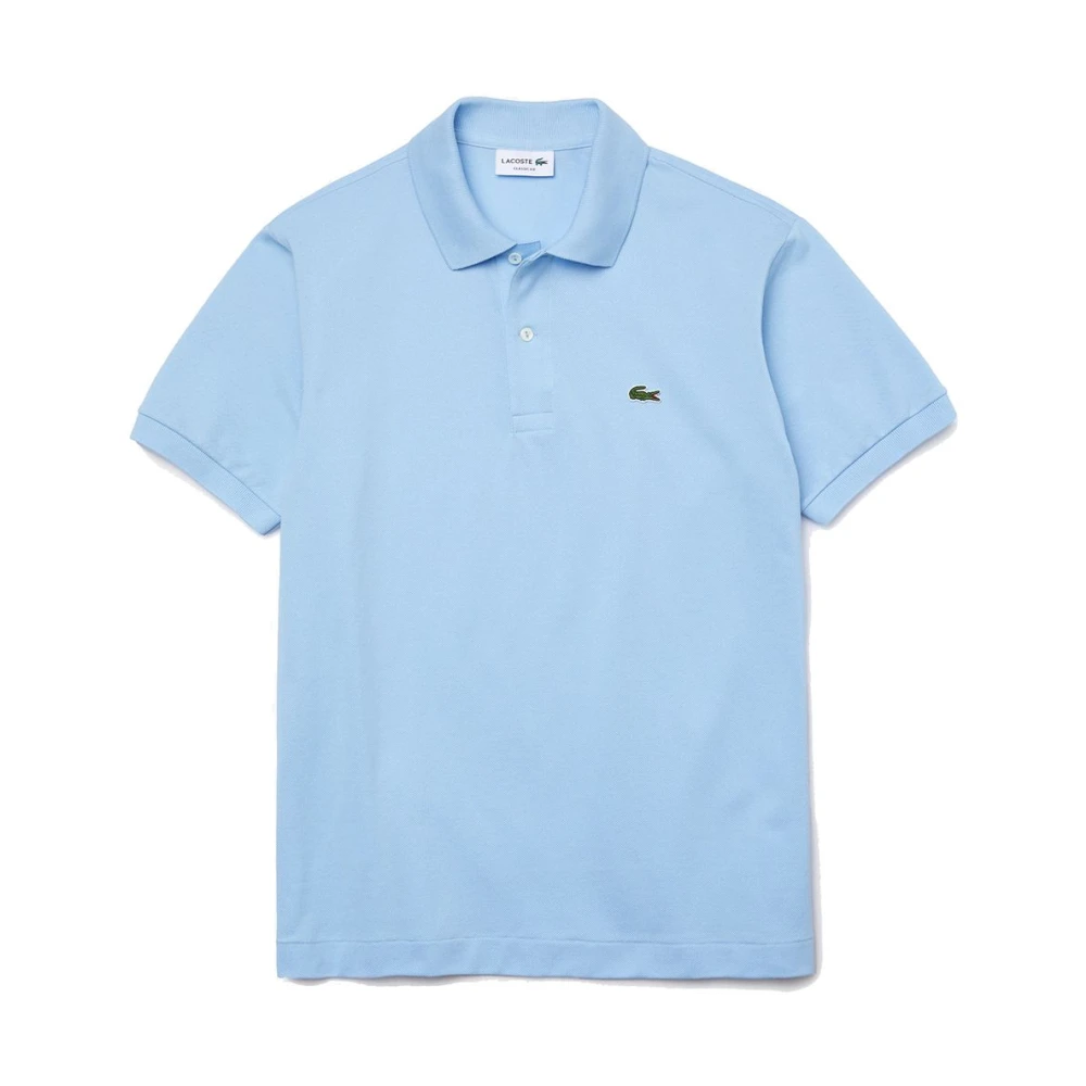 Lacoste Klassisk Polo Tröja i Bomull Piqué Blue, Herr