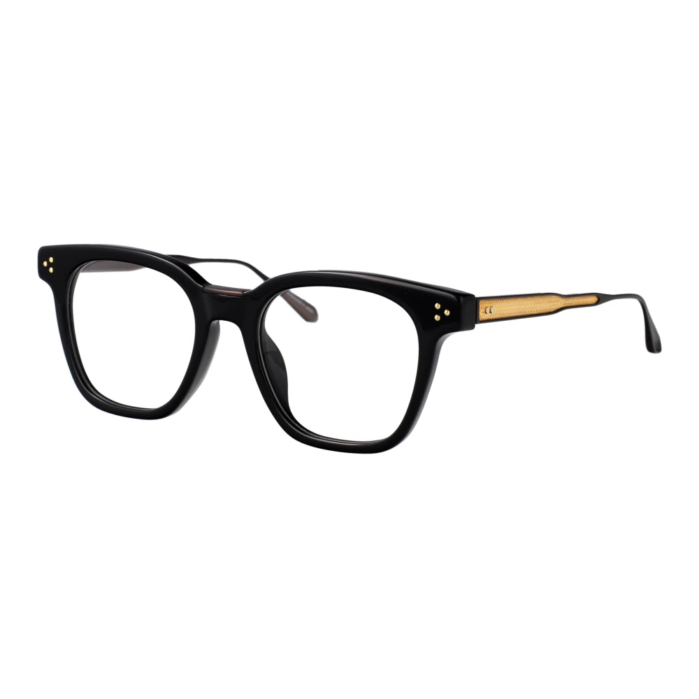Linda Farrow Black Glasses, Female, 50 Mm, Stylish Optical Glasses By Evans