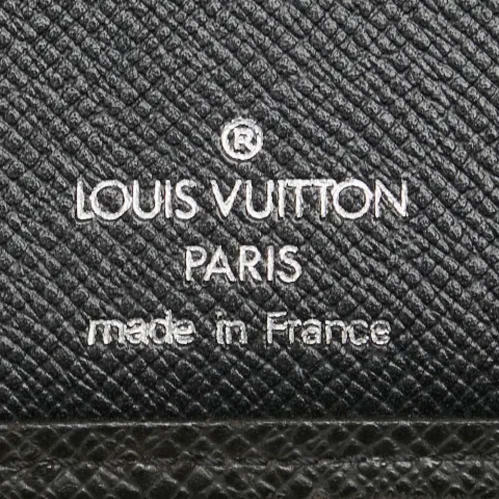 Louis Vuitton Vintage Pre-owned Leather wallets Black Heren