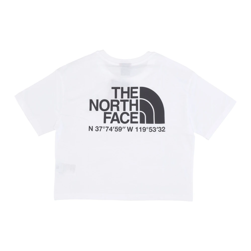 The North Face Witte Coördinaten Tee Streetwear White Dames
