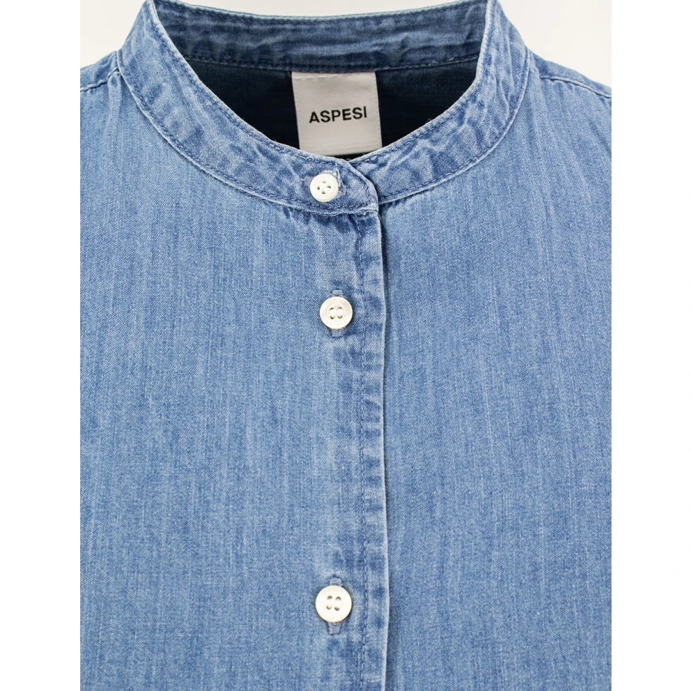 Aspesi Denim Shirts Blue Dames