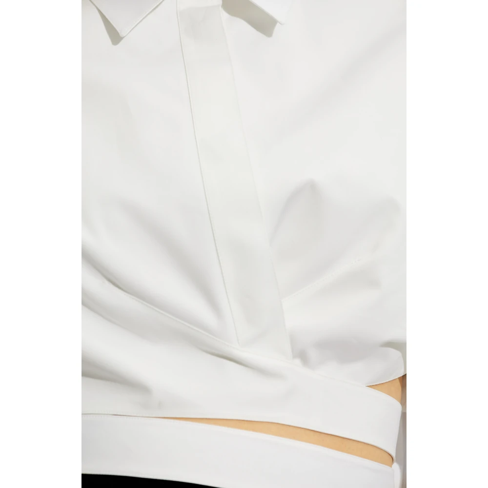 Alaïa Korte shirt White Dames