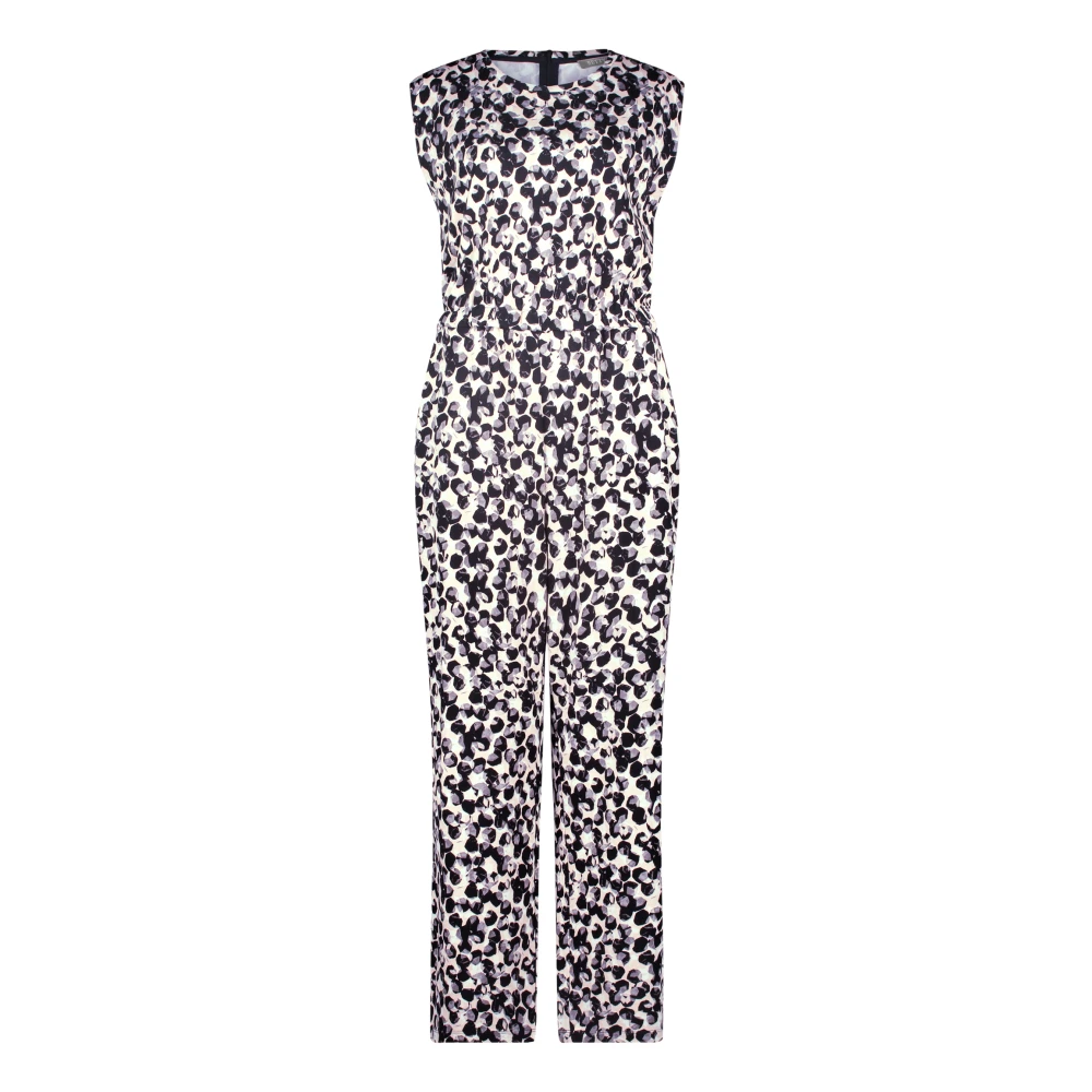 Betty & Co Mouwloze Jumpsuit met Ronde Halslijn Multicolor Dames