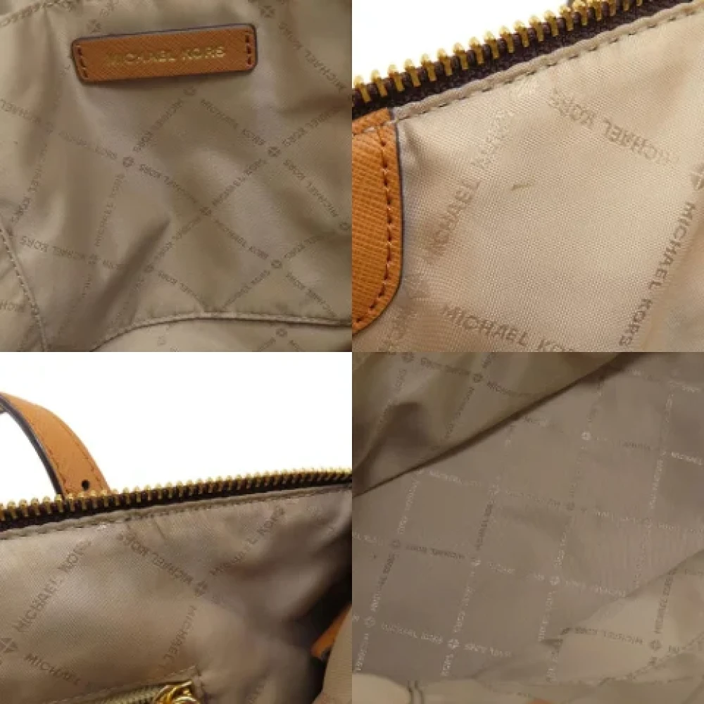 Michael Kors Pre-owned Canvas shoulder-bags Brown Dames