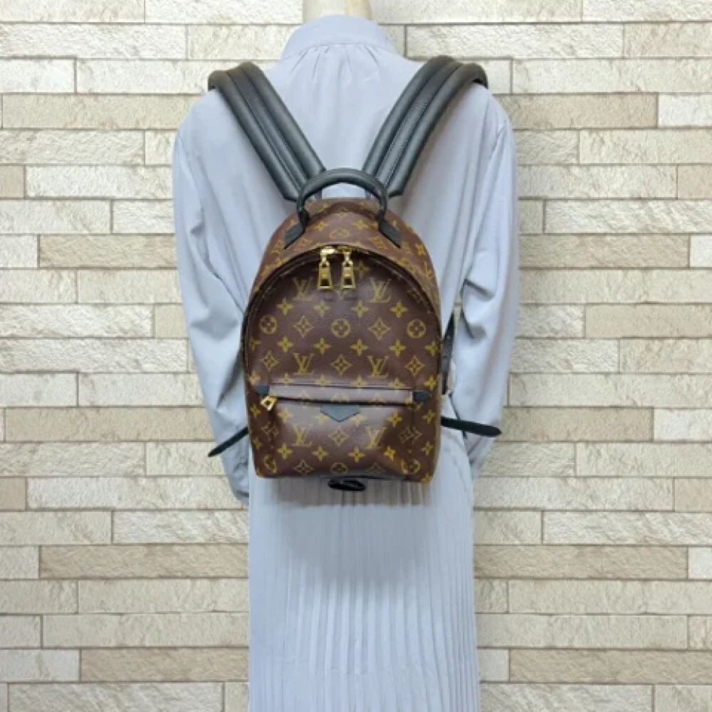 Louis Vuitton Vintage Pre-owned Canvas backpacks Brown Dames