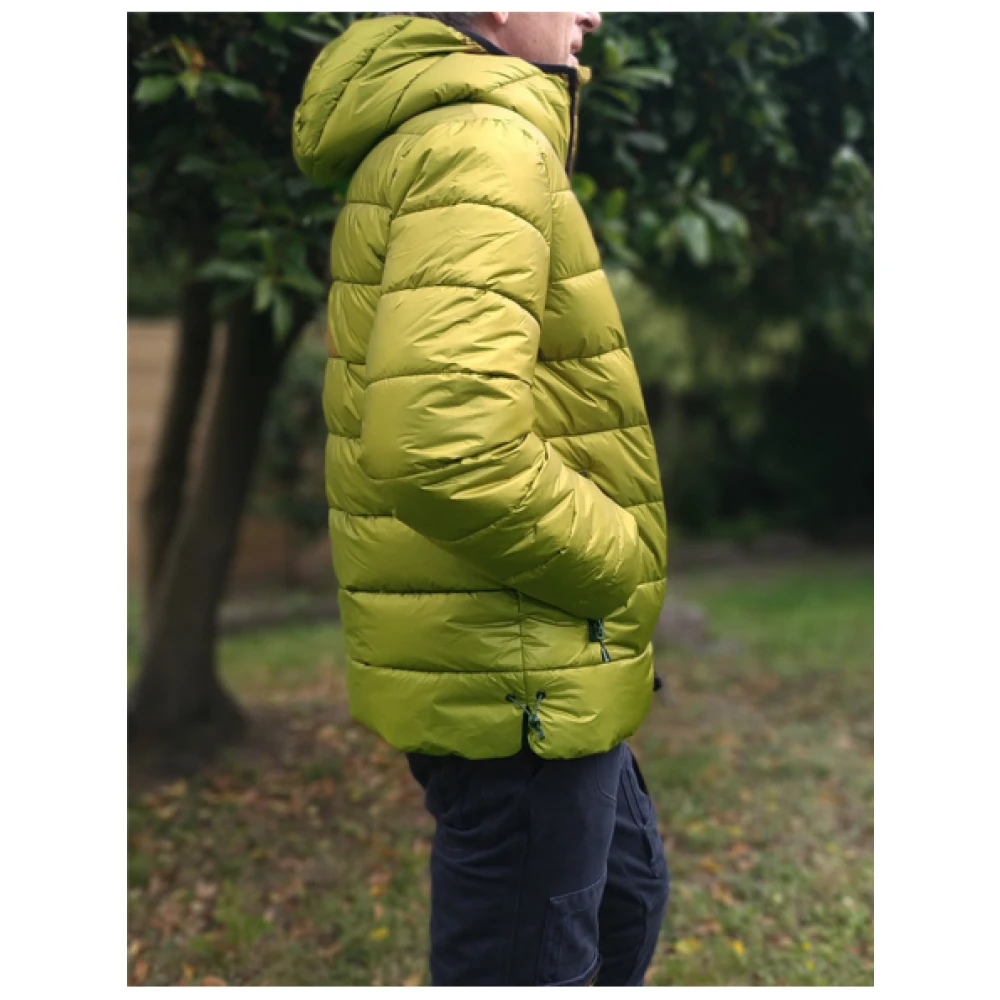 aeronautica militare Gewatteerde jas met capuchon Green Heren