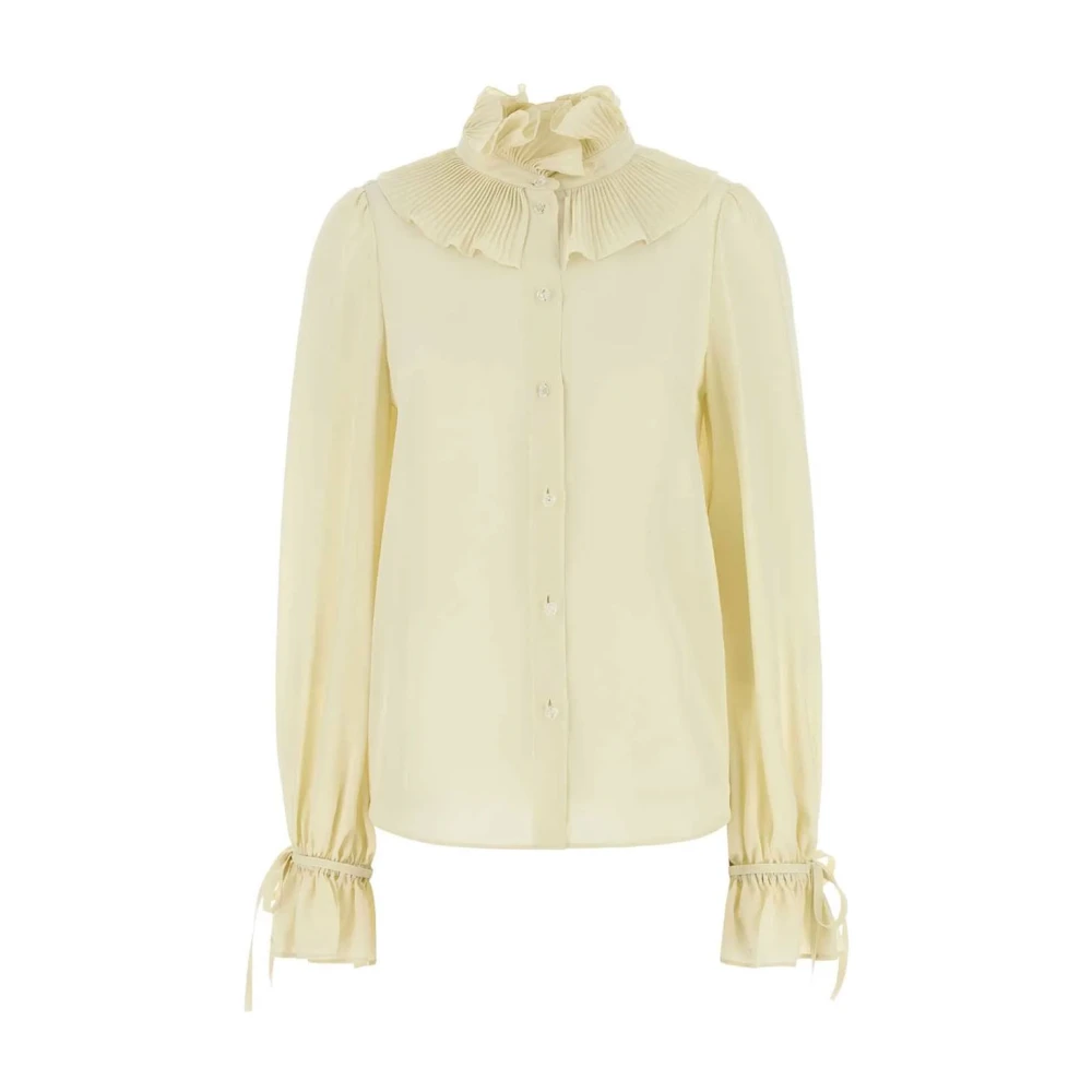 Valentino Garavani Women's Yellow Stylish Shirt 6B0ab7l621bp11 - Shirts - Xs - Blouses & Shirts