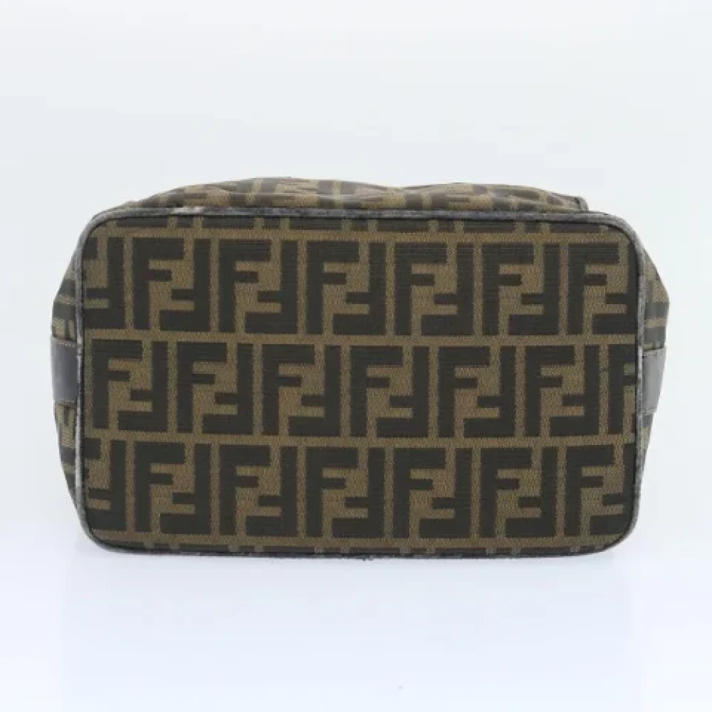Fendi Vintage Pre-owned Canvas handbags Brown Dames