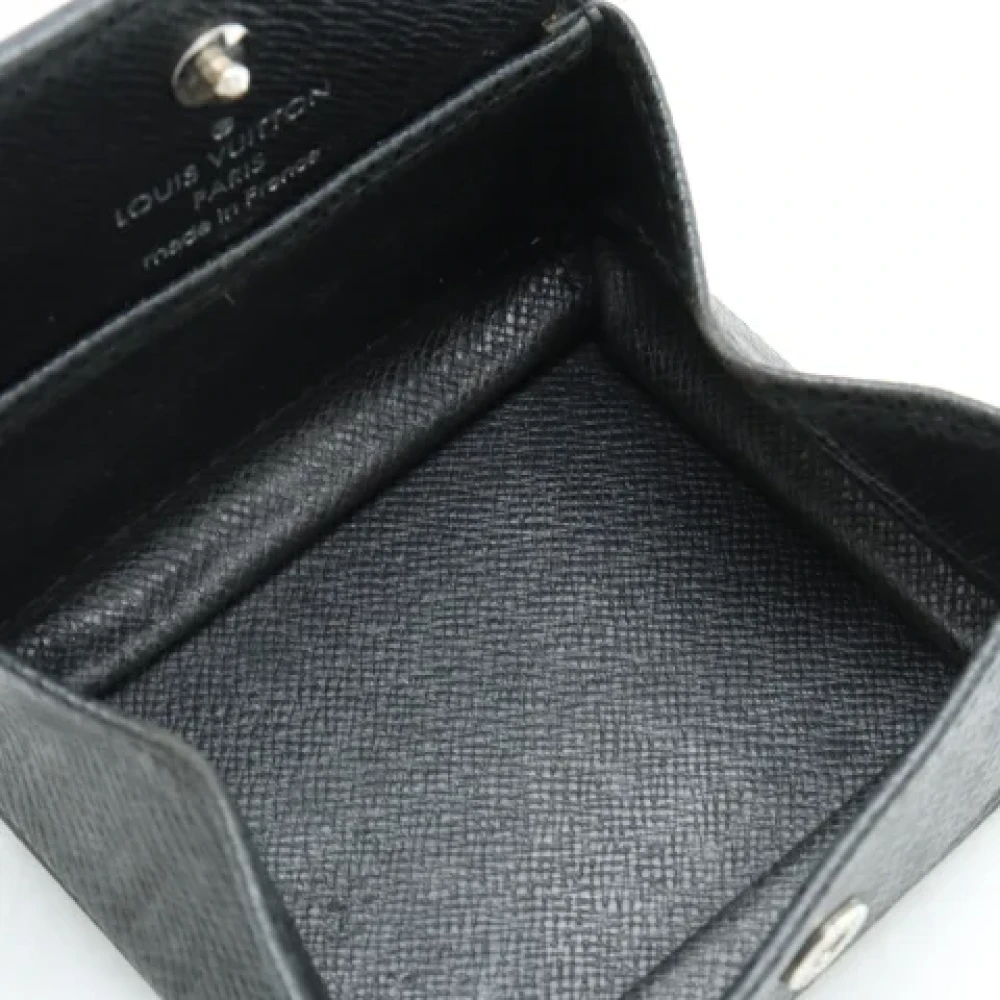 Louis Vuitton Vintage Pre-owned Leather wallets Black Heren