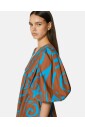 robe-courte-a-imprime-abstrait