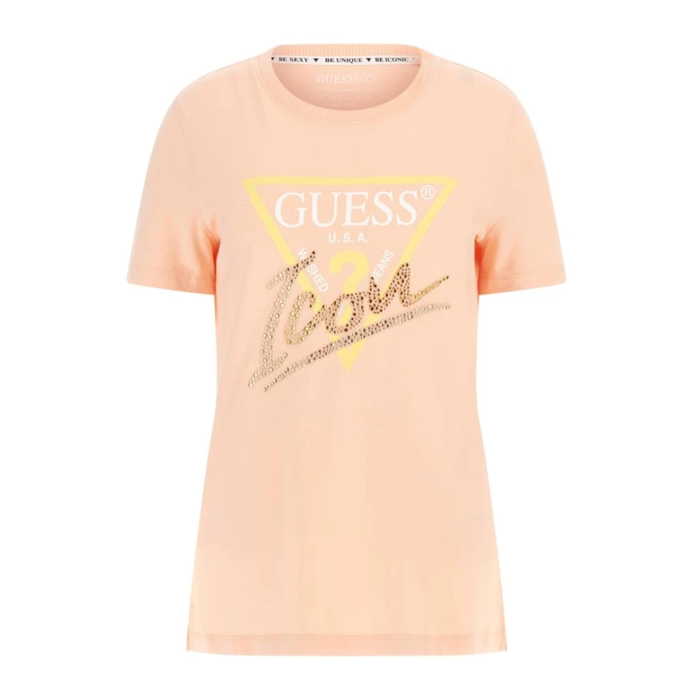 Guess - Tops > T-Shirts - Pink - Guess - Modalova