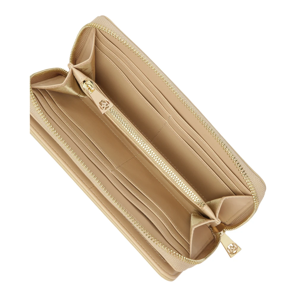 Kazar Beige minimalistisch leren portemonnee Beige Dames