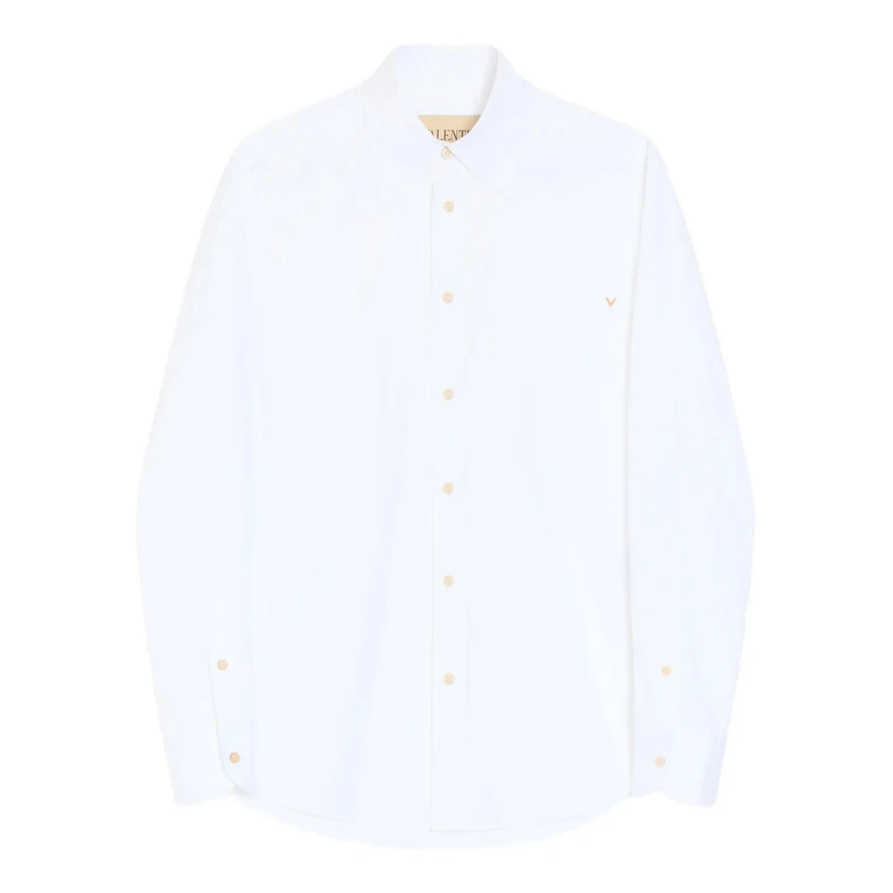 Valentino Garavani Uomo Bianco - Camicia Elegante - Shirts - L