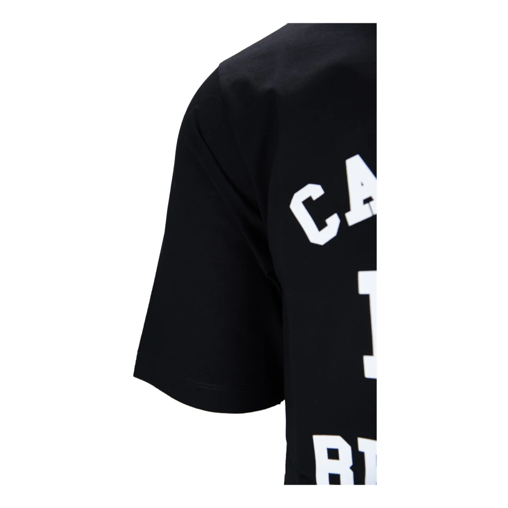 Dsquared2 Heren Bedrukt Katoenen T-Shirt Black Heren