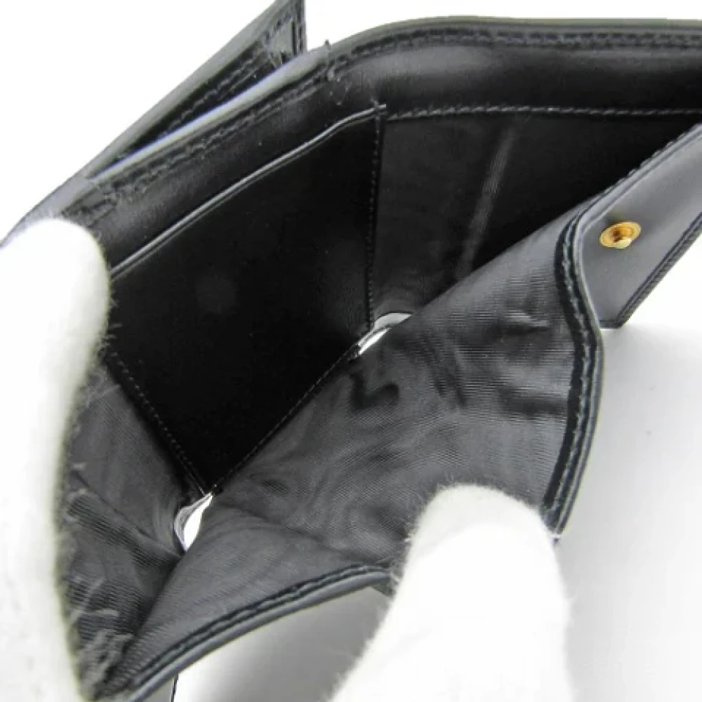 Gucci Vintage Pre-owned Leather wallets Black Dames