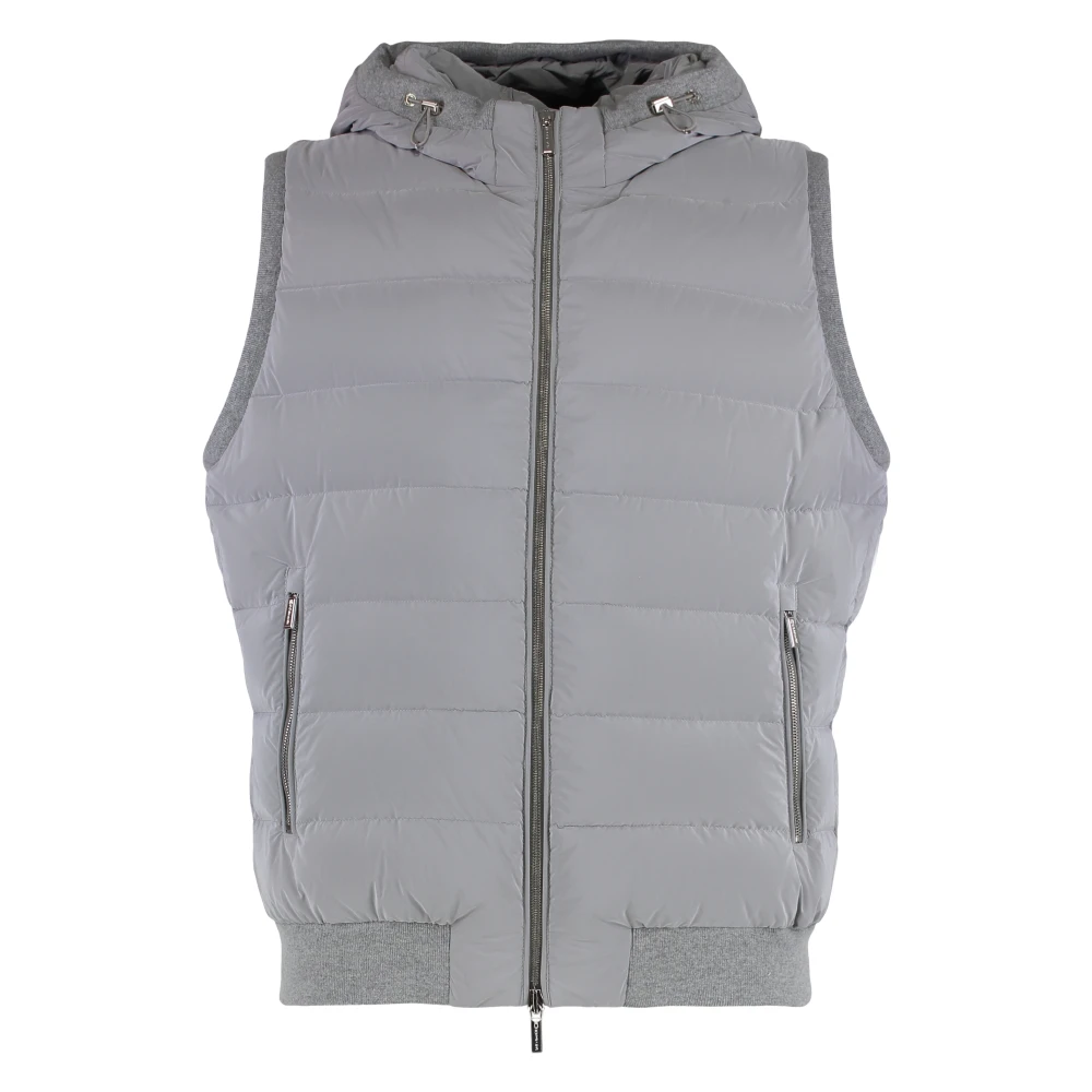 Moorer - Jackets > Vests - Gray - Moorer - Modalova