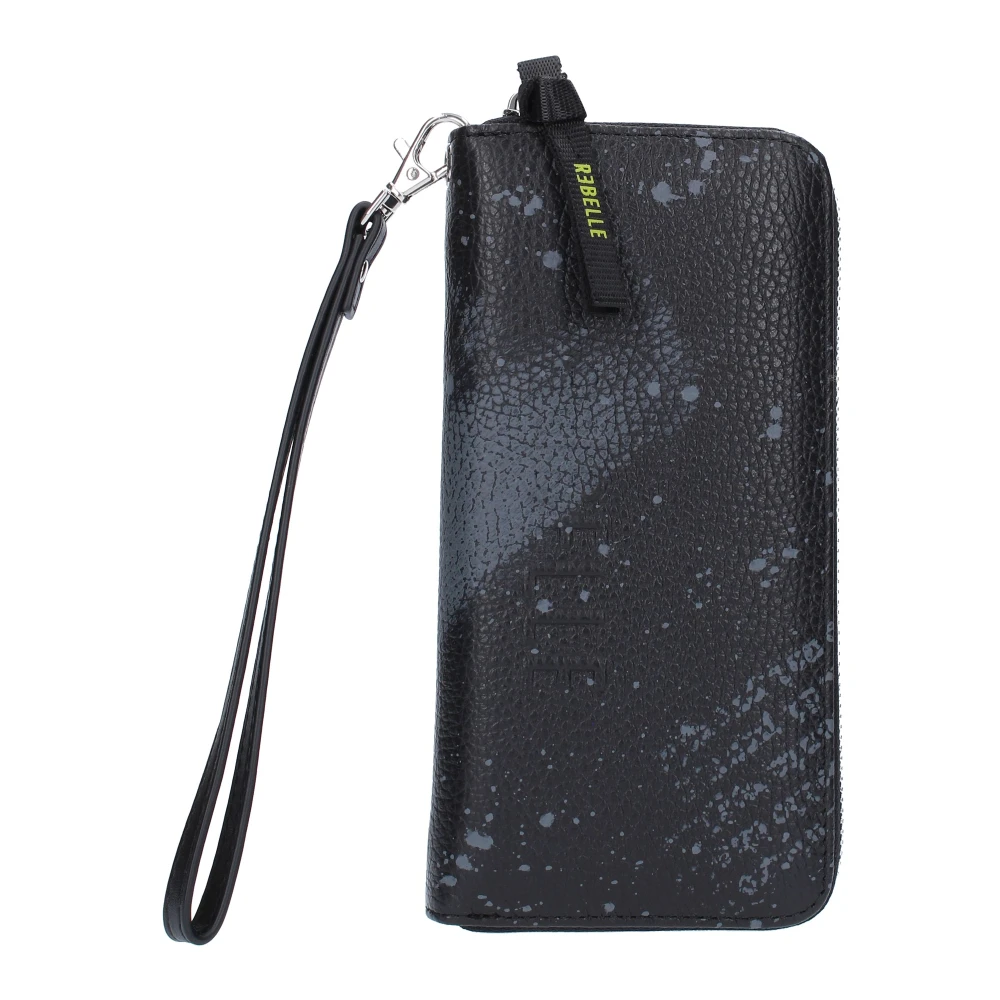 Rebelle Portemonnees Zwart Black Dames